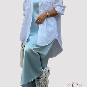 پیراهن ساتن تسلا